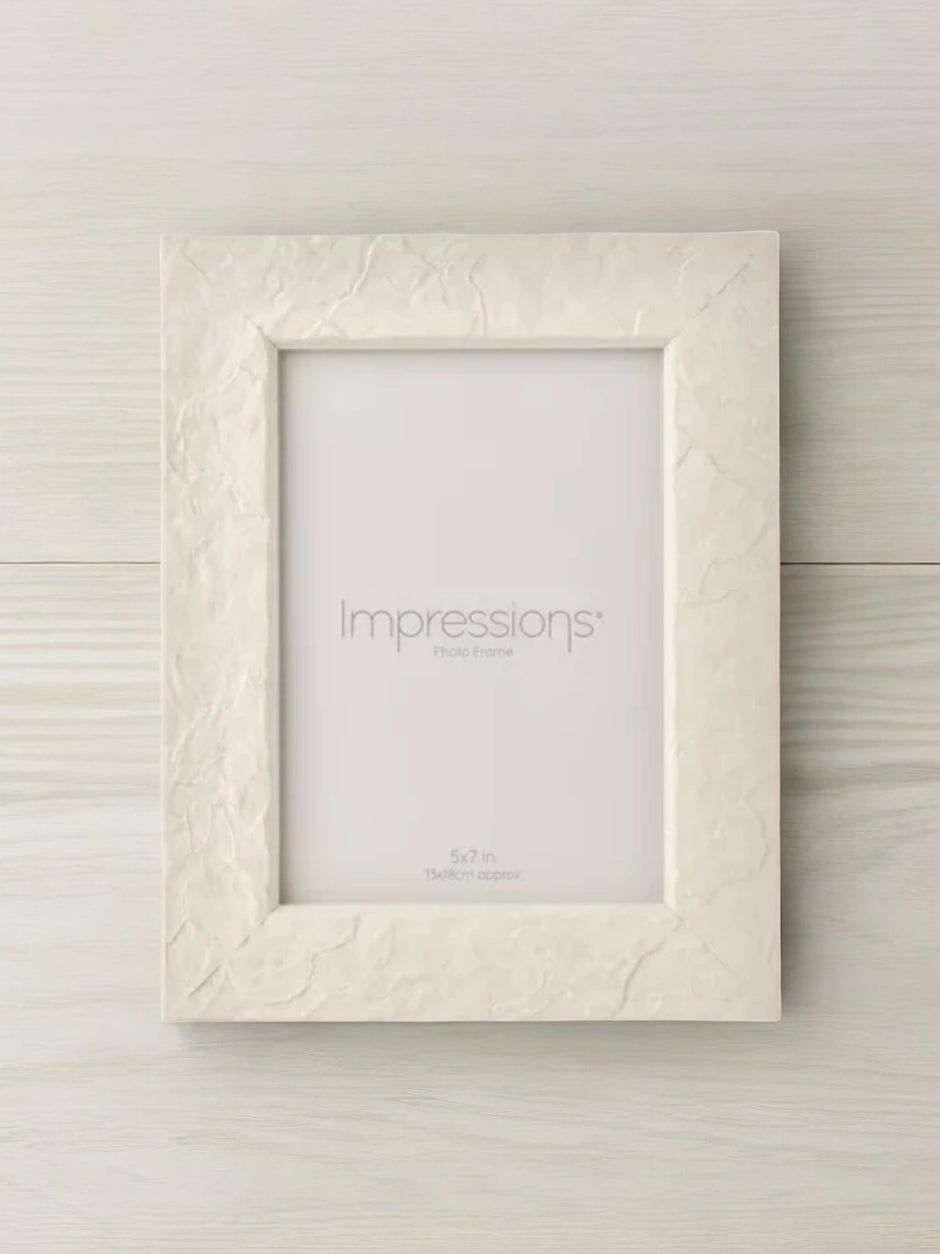 Natural White Photo Frame