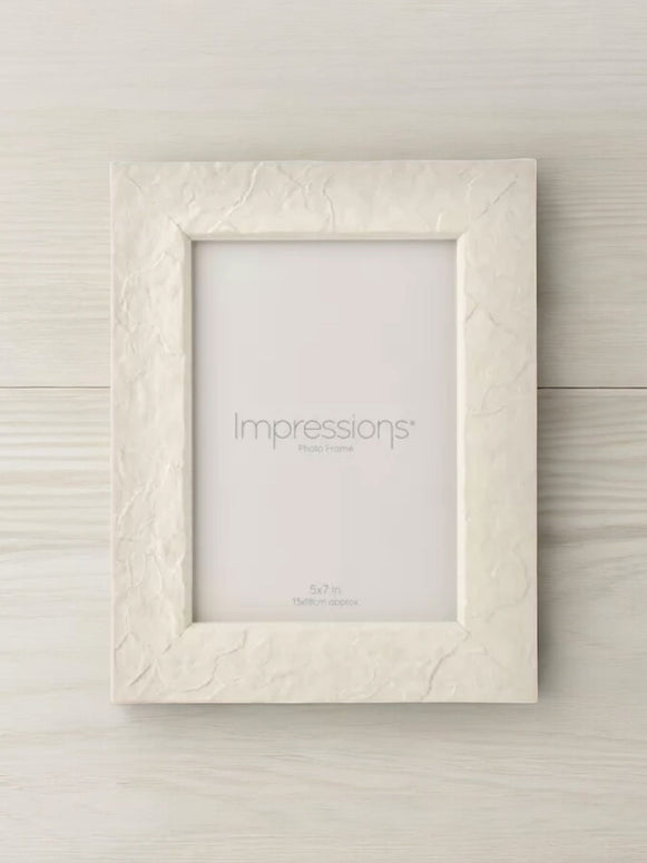 Natural White Photo Frame