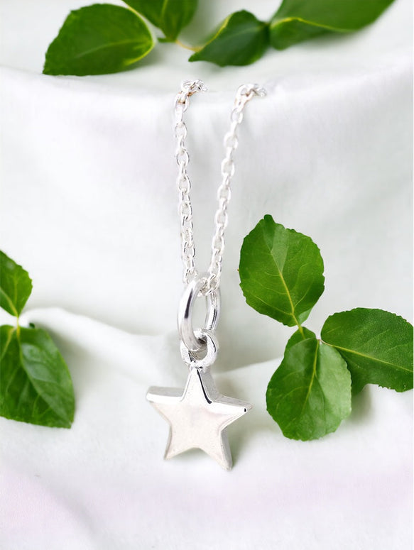 Sterling Silver Tiny Star Necklace