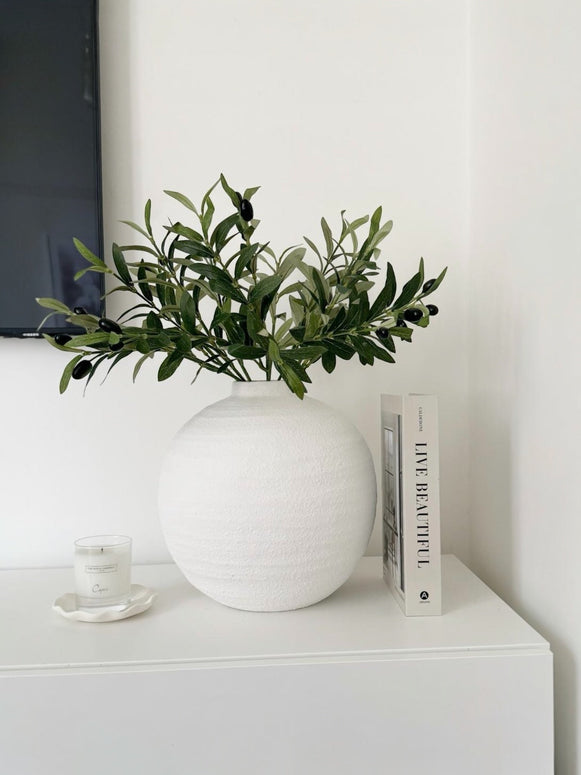 Faux Foliage - Short Olive Branch