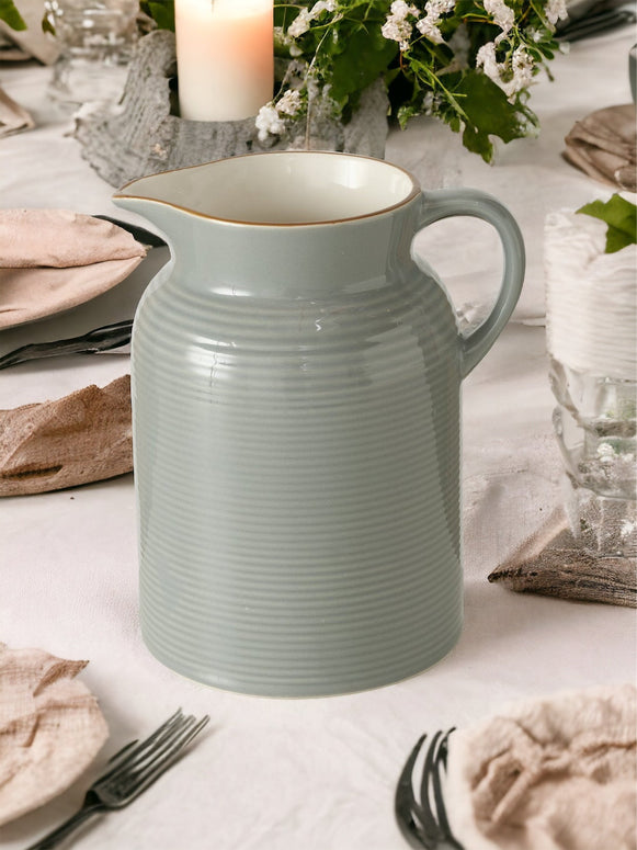 Light Grey Ceramic Fania Jug