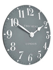 Thomas Kent 20” Arabic Wall Clock Flax Blue