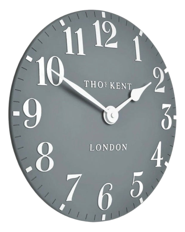 Thomas Kent 20” Arabic Wall Clock Flax Blue