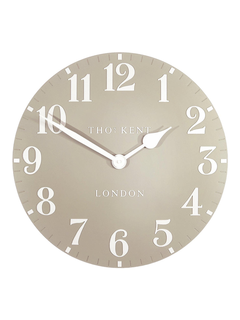 Thomas Kent 20" Arabic Wall Clock Sand Beige