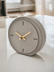 Interval Mantle Clock Colour Dark Grey Cement