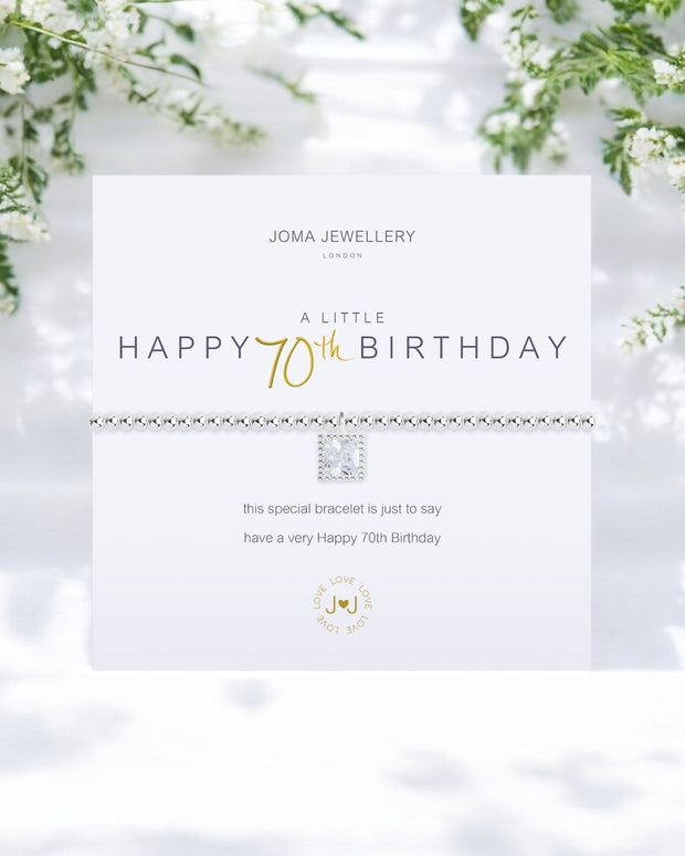 Joma Jewellery - A Little Bracelet 70th Birthday