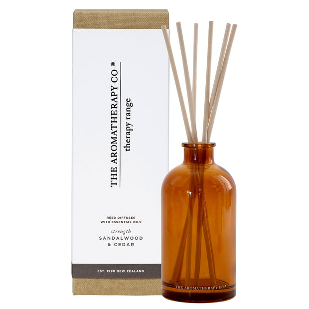 The Aromatherapy Candle Company - Strength Therapy Diffuser Sandalwood & Cedar