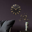 Thomas Kent 12” Mulberry Wall Clock Onyx - Lulu Loves Home - Clocks