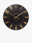 Thomas Kent 12” Mulberry Wall Clock Onyx - Lulu Loves Home - Clocks