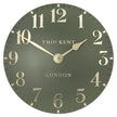 Thomas Kent 12” Arabic Wall Clock Colour Lichen Green - Lulu Loves Home - Clocks