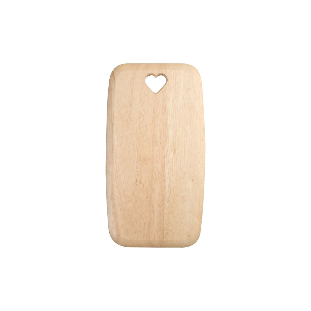 Heart Cut Out Wooden Rectangular Serving Board - Lulu Loves Home - Kitchen & Dining