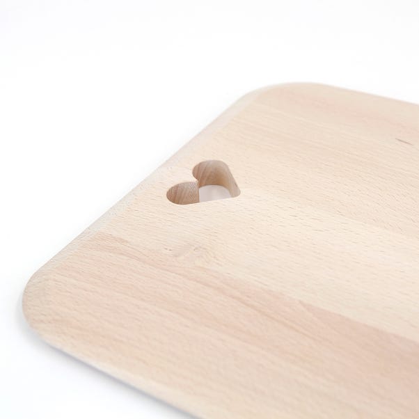 Heart Cut Out Wooden Rectangular Serving Board - Lulu Loves Home - Kitchen & Dining