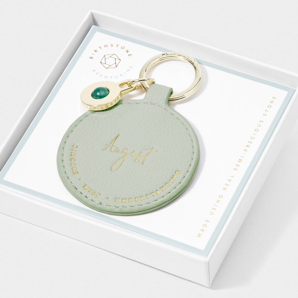 Katie Loxton Birthstone Keyring - August - Lulu Loves Home - Bags & Accessories