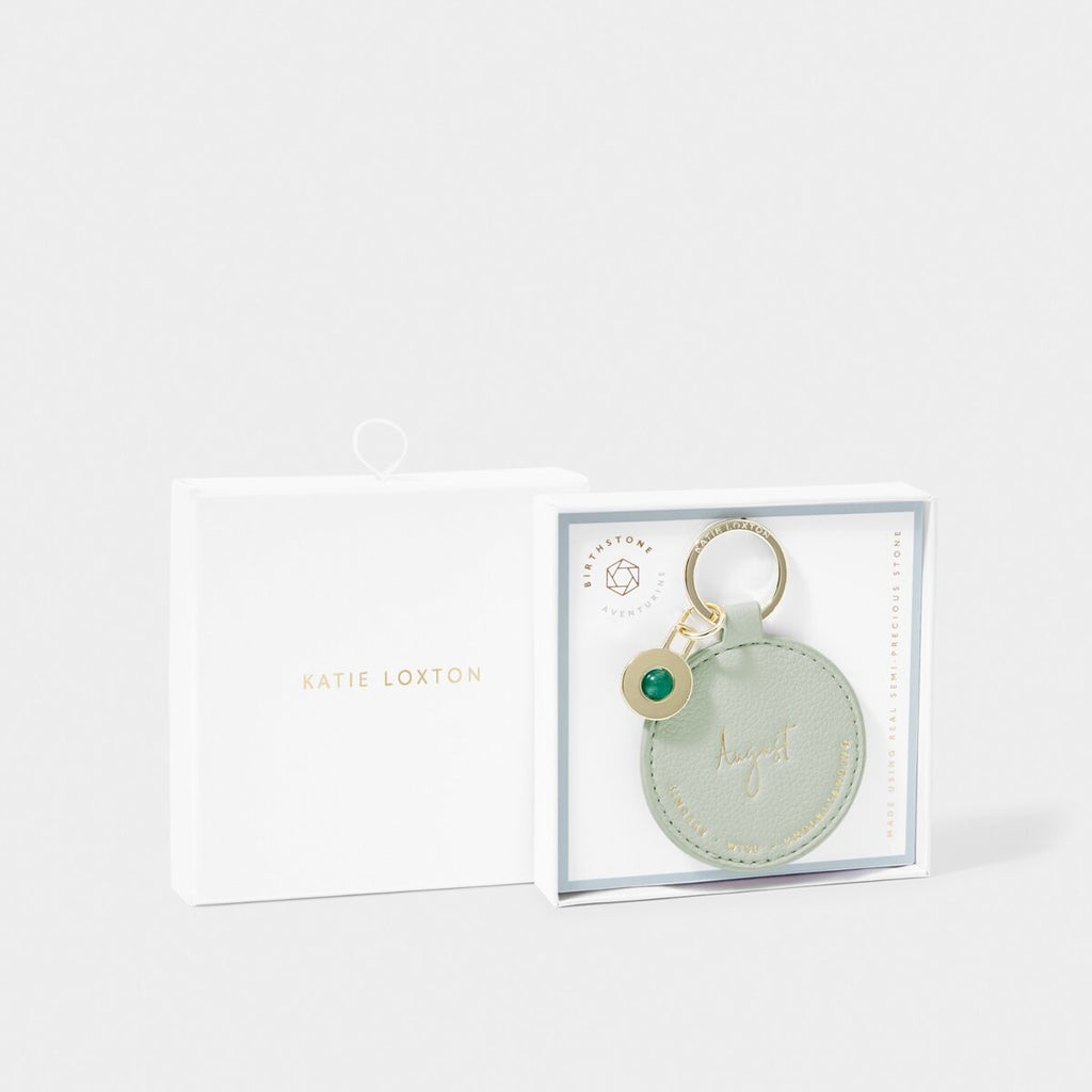 Katie Loxton Birthstone Keyring - August - Lulu Loves Home - Bags & Accessories