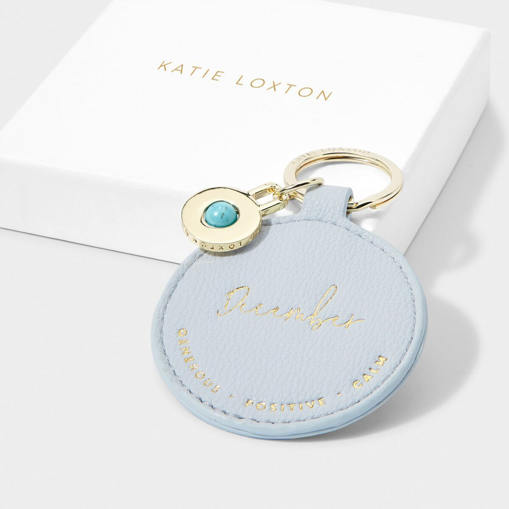 Katie Loxton Birthstone Keyring - December - Lulu Loves Home - Bags & Accessories