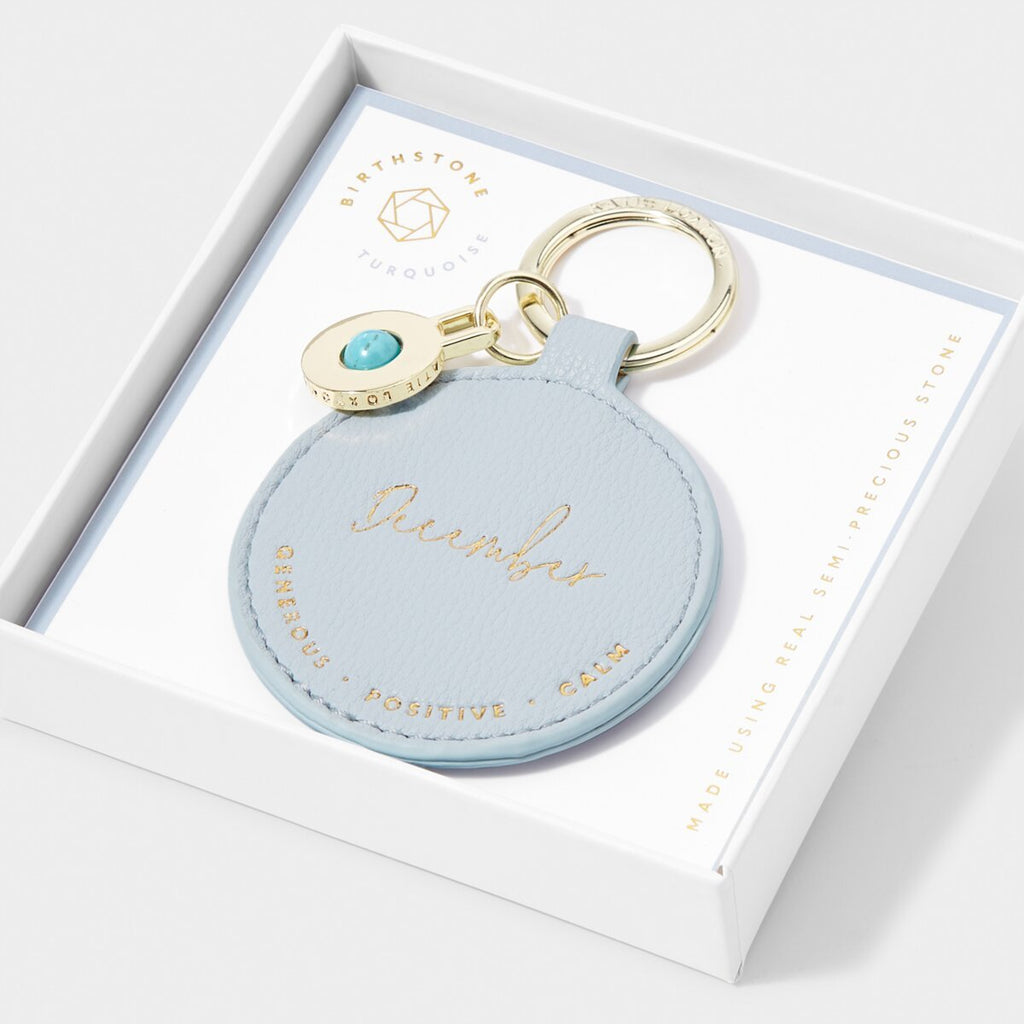 Katie Loxton Birthstone Keyring - December - Lulu Loves Home - Bags & Accessories