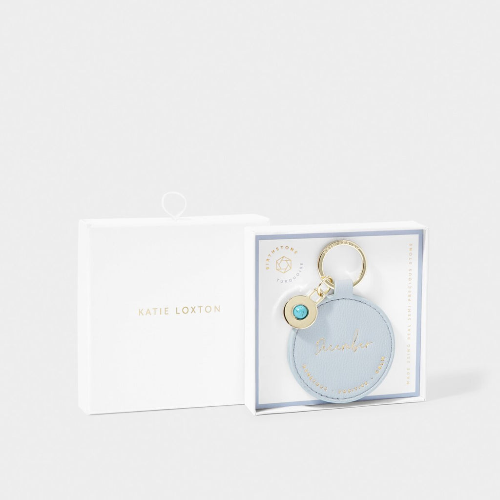 Katie Loxton Birthstone Keyring - December - Lulu Loves Home - Bags & Accessories