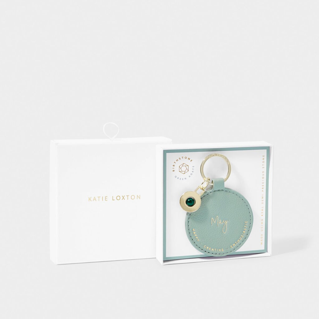 Katie Loxton Birthstone Keyring - May - Lulu Loves Home - Bags & Accessories