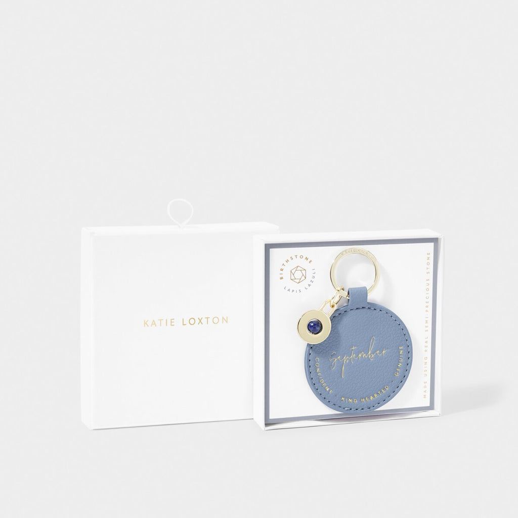 Katie Loxton Birthstone Keyring - September - Lulu Loves Home - Bags & Accessories