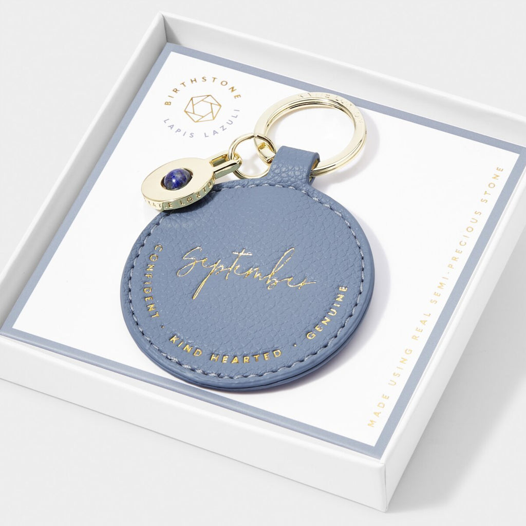 Katie Loxton Birthstone Keyring - September - Lulu Loves Home - Bags & Accessories