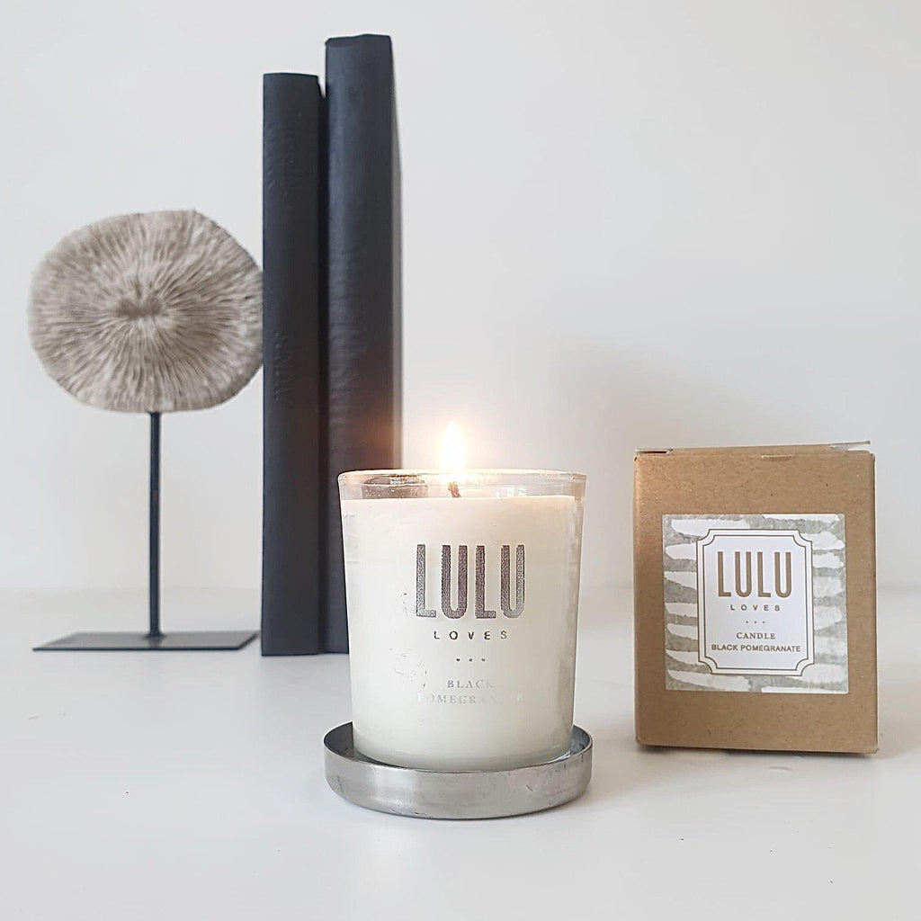 Lulu Loves - Black Pomegranate Small Candle - Lulu Loves Home - Candles - Lulu Loves