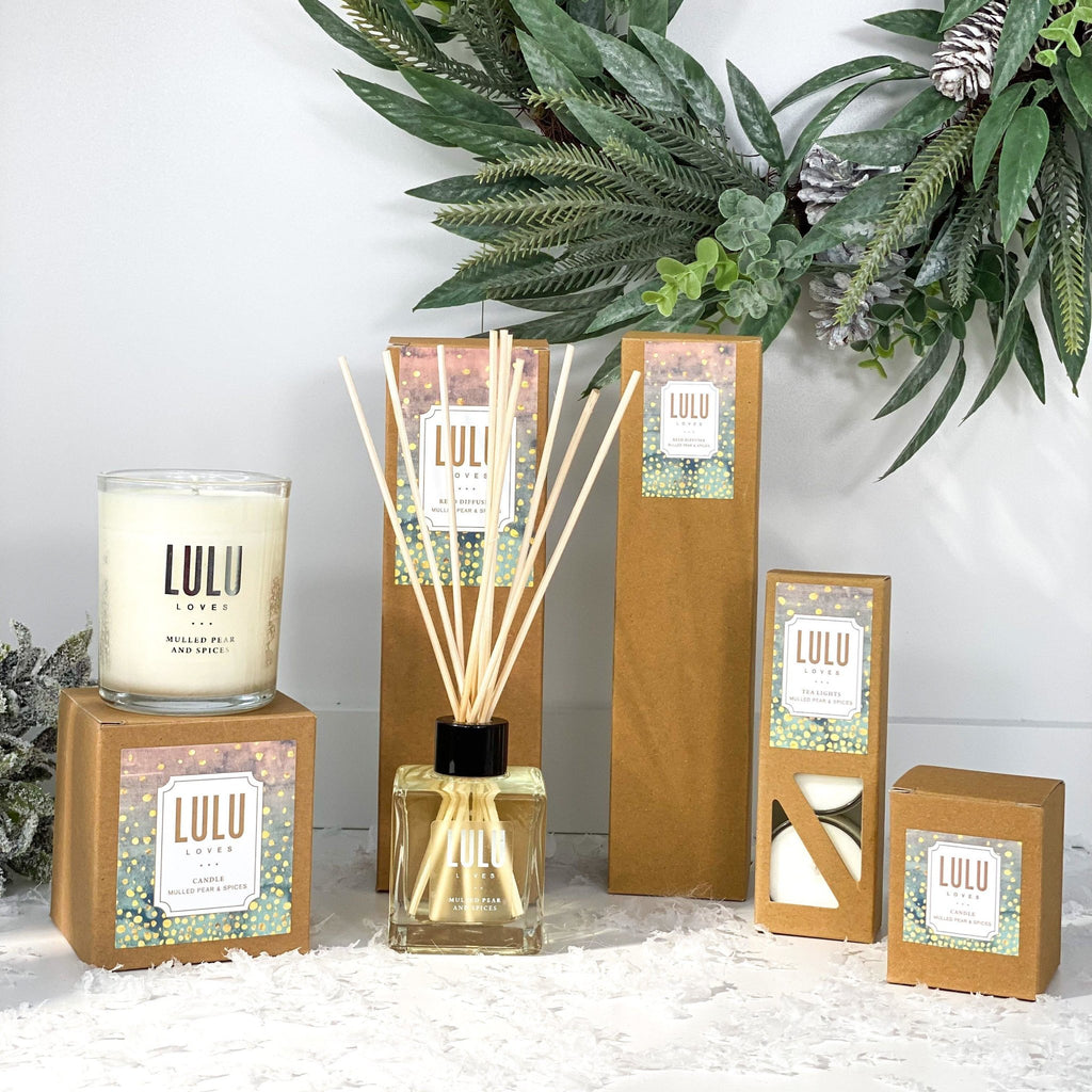 Lulu Loves - Mulled Pear & Spices Medium Candle - Lulu Loves Home - Candles - Lulu Loves