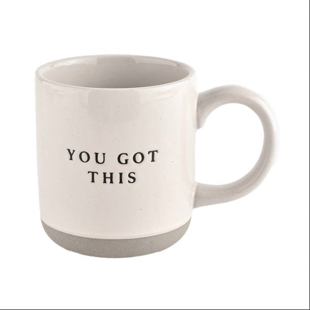 Pre- Order Cream Glazed Ceramic Mug - You Got This - Lulu Loves Home - Kitchen & Dining