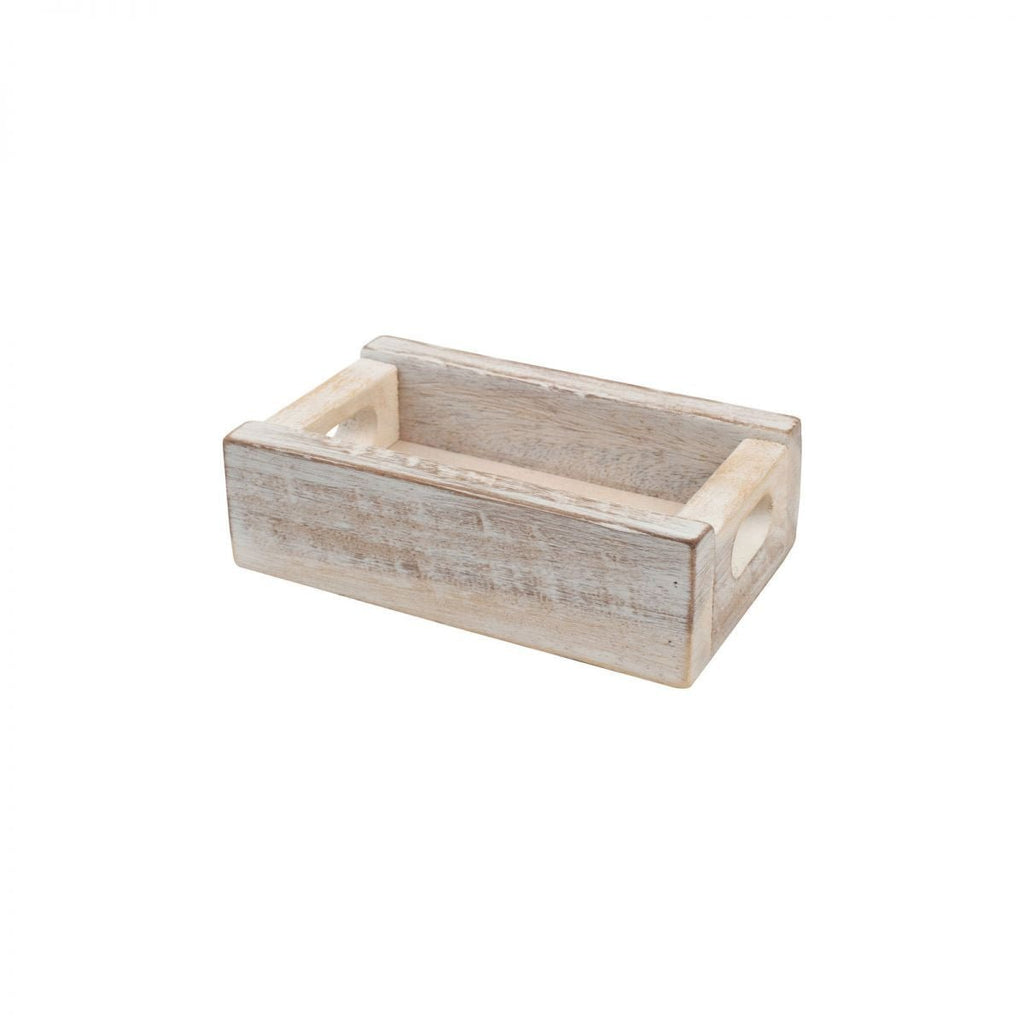 White Nordic Mini Wooden Crate - Lulu Loves Home - Kitchen & Dining